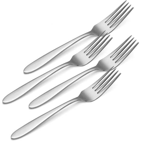 DFVYU-Mooncrest Dinner Forks, Set of 4 B336004A, Silver, Set of 4, Dinner Forks