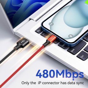 DFVYU-Multi Charging Cable, [2Pack 6Ft] 4 in 1 Braided Multi Fast Charging Cord, Multiple Charger USB Cable Adapter IP/Type C/Micro Port for Cell Phones,iPhone Series, Tablets, Samsung Galaxy, PS & M