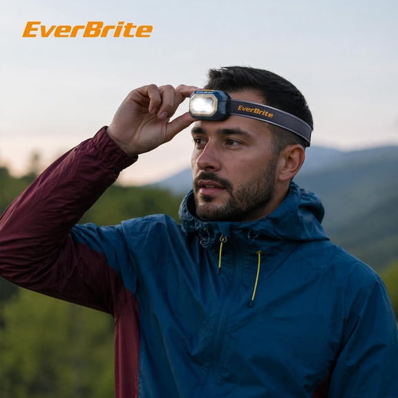 DFVYU-Rechargeable Headlamp, 700 Lumens Head lamp for Adults, 6 Modes with White/Red/Green Light, 60 Adjustable LED Headlight for Hunting, Running, and Hiking