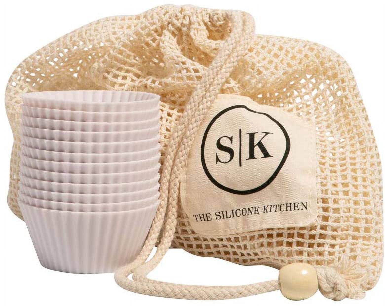 DFVYU-Reusable Silicone Baking Cups, Non-Toxic, BPA Free, Dishwasher ...