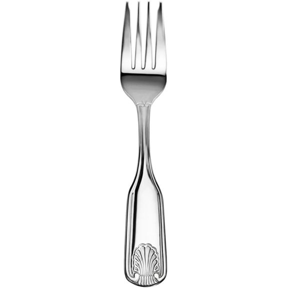DFVYU-Shell Pattern 18/0 Stainless Steel Salad Fork, 7.1-Inch, Set of 12, Commercial Grade