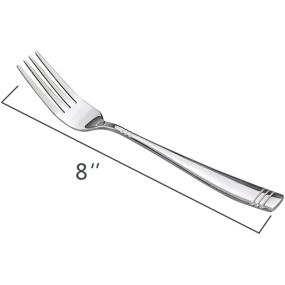 DFVYU-Stainless Steel Dinner Fork, 8-Inch, Set of 12