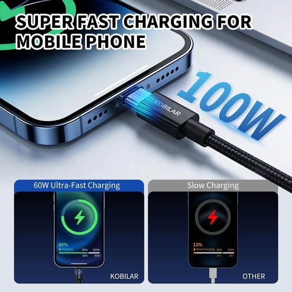 DFVYU-USB C to USB C Cable, 100W 5A Super Fast Charging, PD 3.0, Type C to Type C, 5-Pack (5ft,), for iPhone 17/16 Pro Max, iPad Pro,Samsung Galaxy S25/24