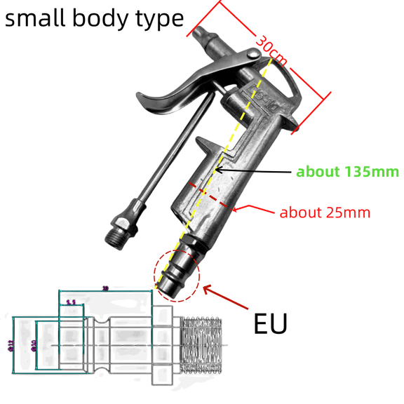 DG-10 Mini Air Blow Trigger Cleaner Compressor Dust Blower Nozzle Cleaning Tool Compressor Portable Cleaning Supplies