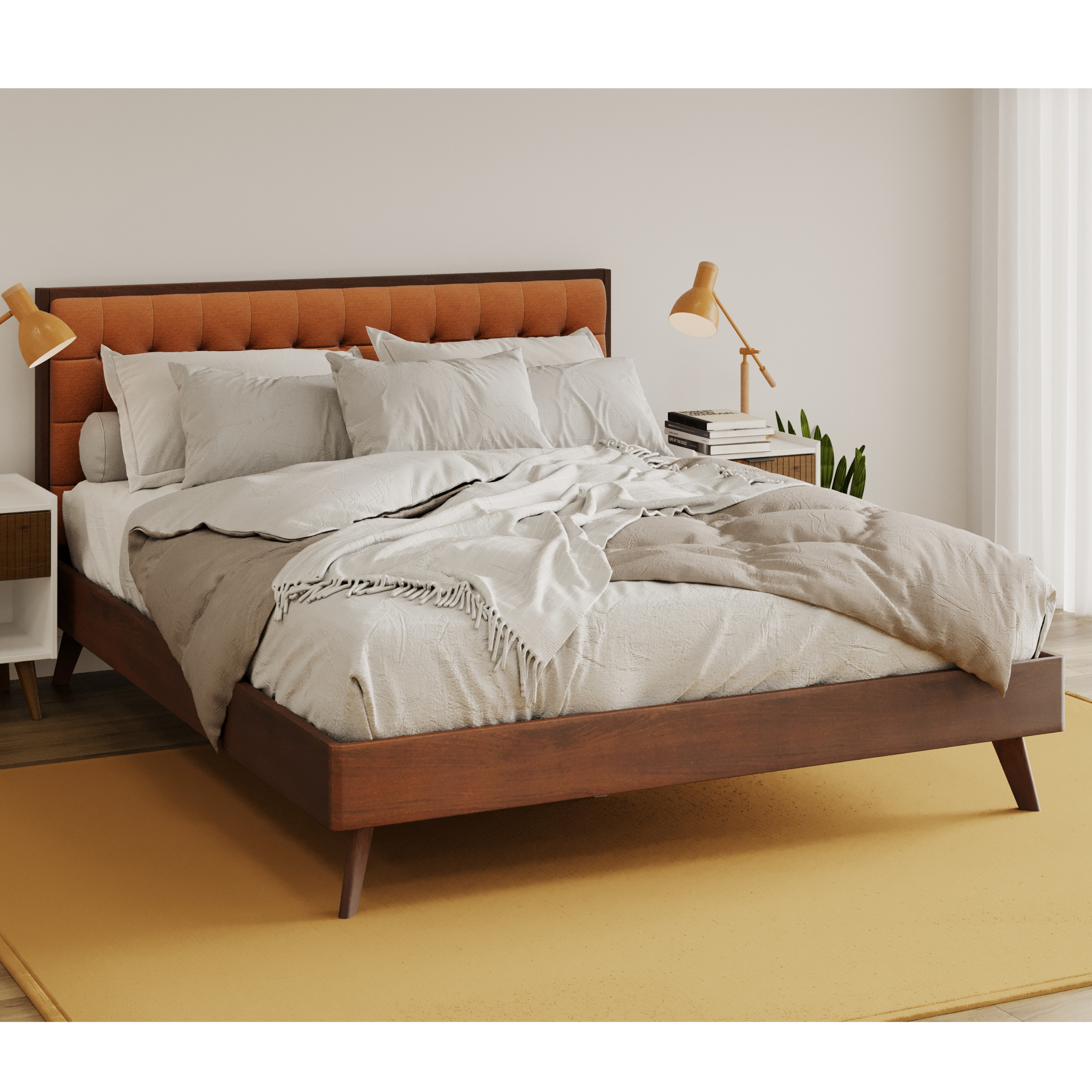 Macanson Upholstered Bed Frame 1