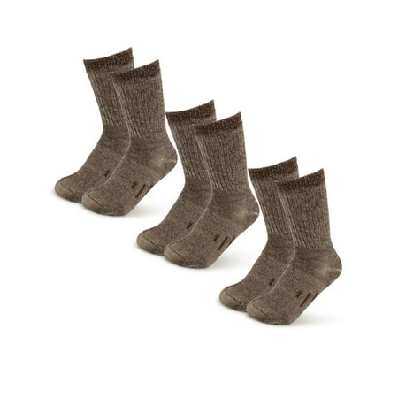 DG Hill 3 Pairs Thermal 80% Merino Wool Kids Socks