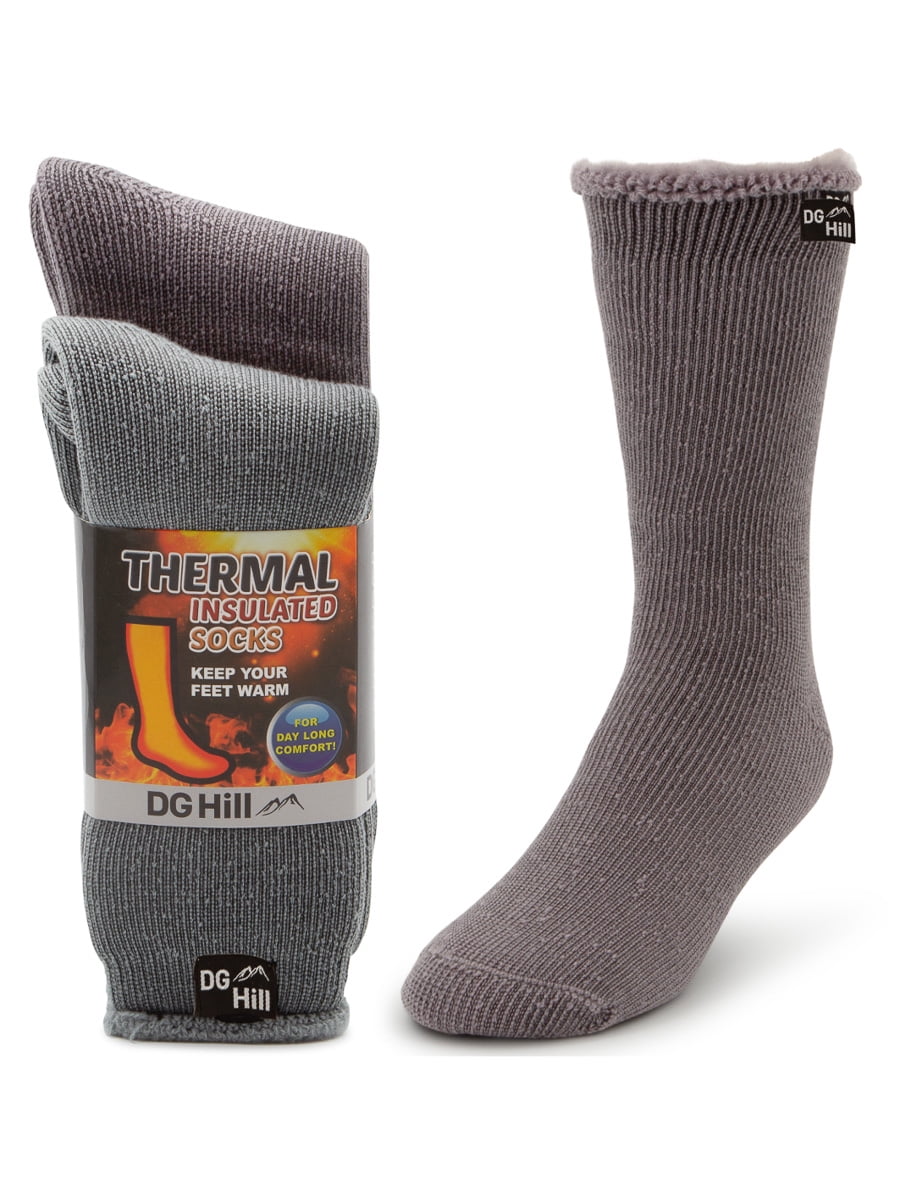 DG Hill (2 Pair) Kid's Thermal Winter Socks Thick Heat Trapping