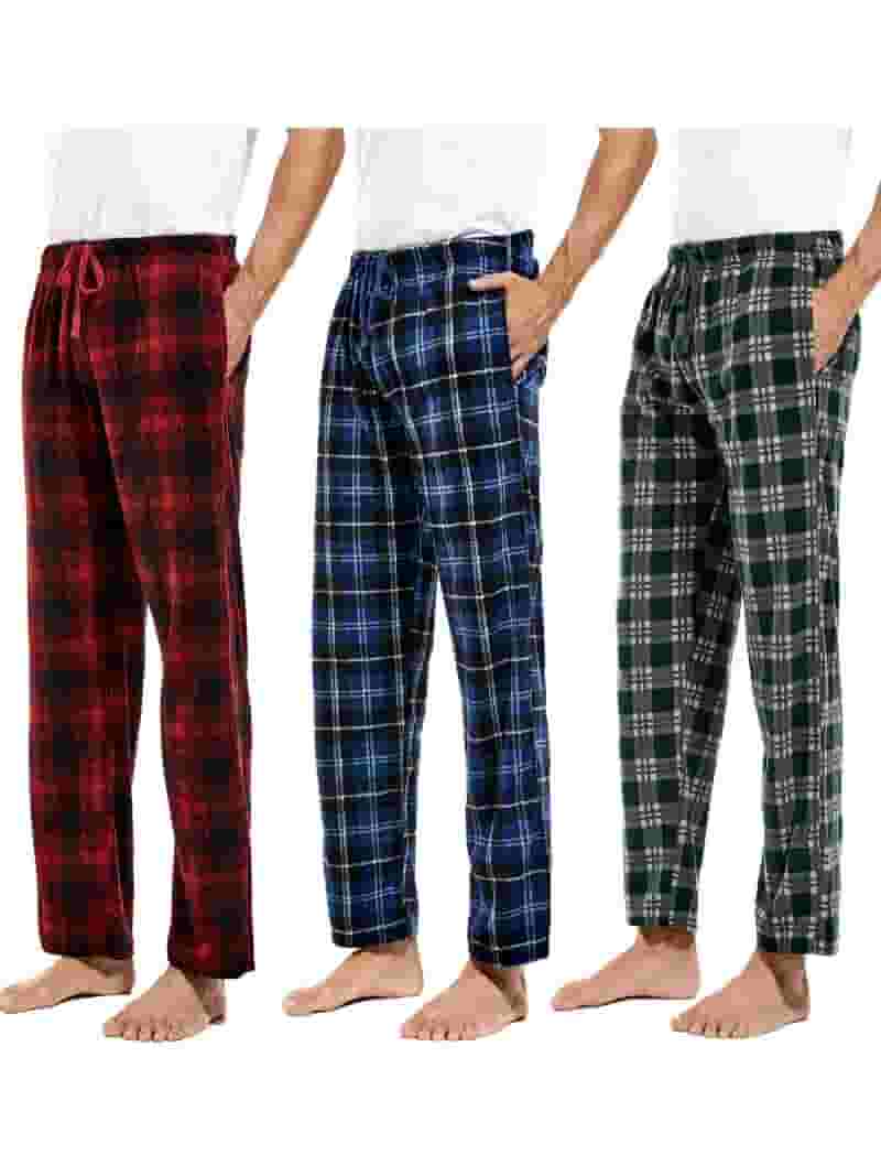 DG Hill Mens Pajama Pants, Fleece Lounge Pants Sleepwear DG Hill Mens Pajama Pants, Fleece Lounge Pants Sleepwear