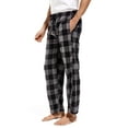 thumbnail image 1 of DG Hill Mens Pajama Pants, Fleece Pajama Bottoms with Pockets, Plaid or Camo Mens Sleep Pants, 1 of 10