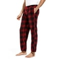 thumbnail image 1 of DG Hill Mens Pajama Pants, Fleece Pajama Bottoms with Pockets, Plaid or Camo Mens Sleep Pants, 1 of 9