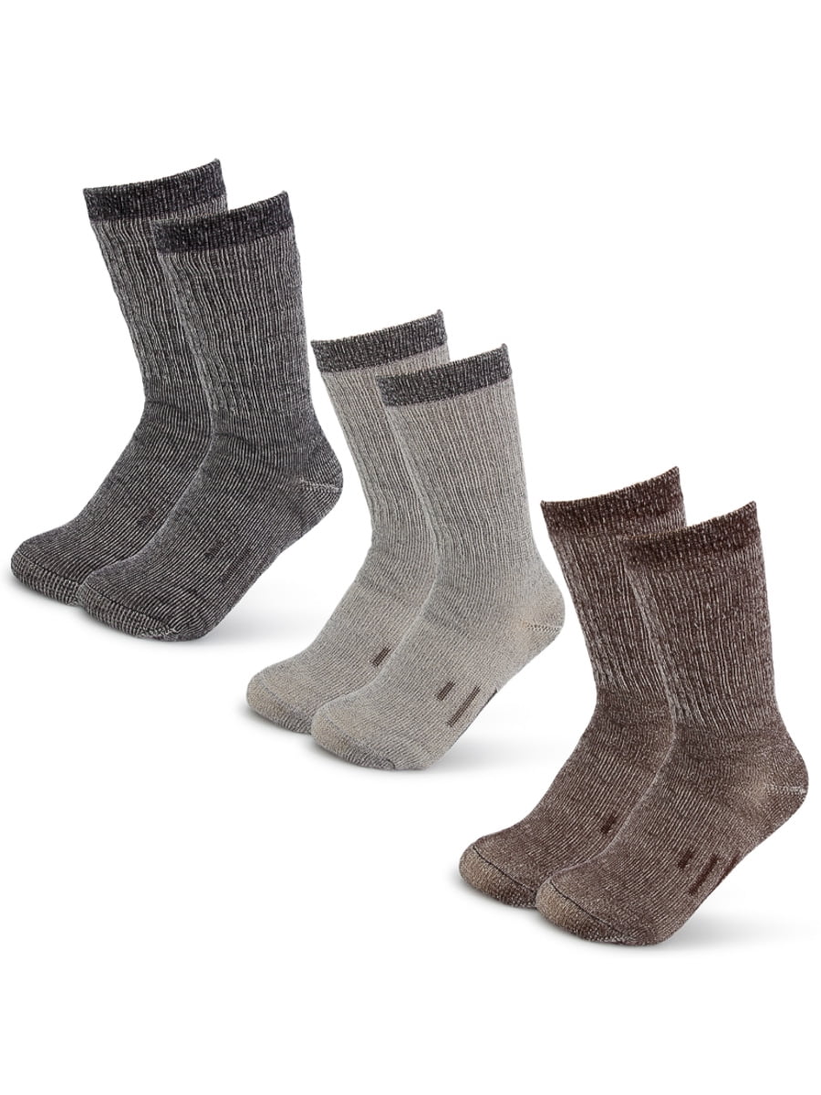 Mens Merino Wool Socks Hiking 80% Merino Wool Crew Work Socks Thermal  Warmest Breathable No