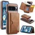thumbnail image 1 of DG.MING Wallet Case for Google Pixel 9 Pro XL 6.8inch,Detachable Magnetic Wallet Phone Case with RFID Blocking, Card Slot,Holder, Leather Phone Case for Men Women,Brown, 1 of 9