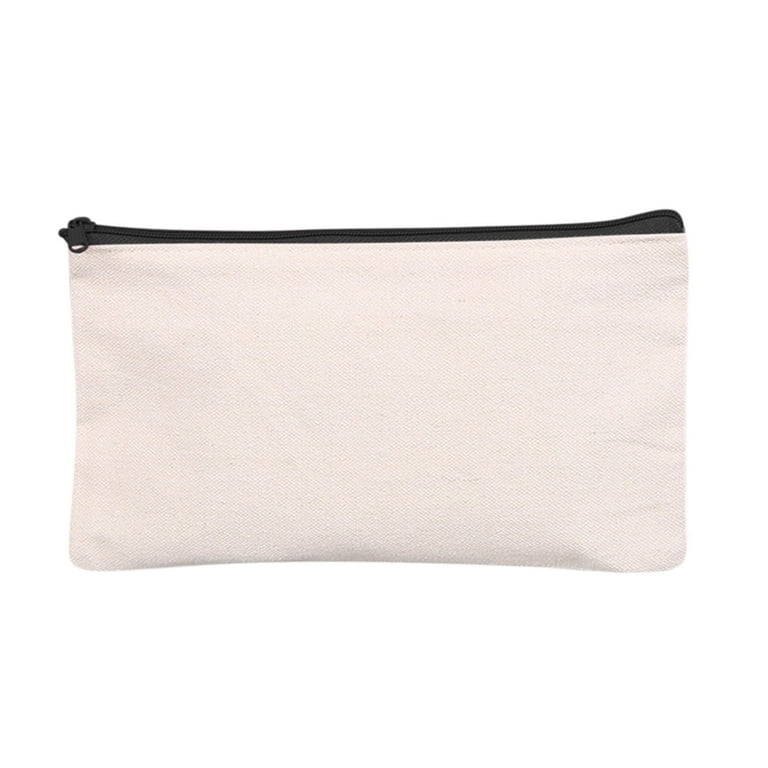 Canvas makeup bag blank sales