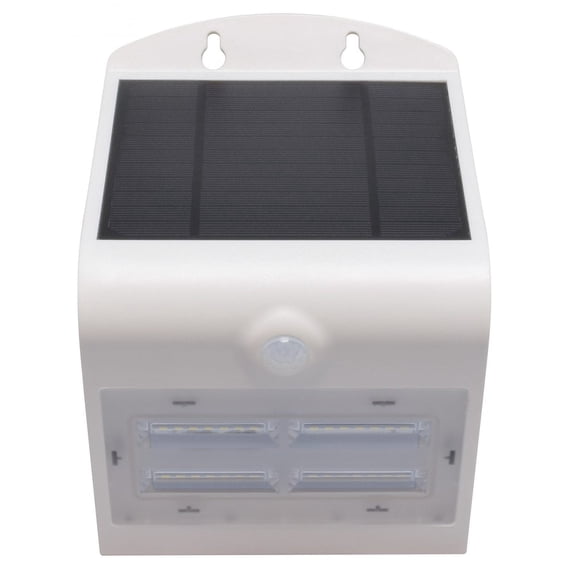 DG0132 Valterra Solar Led Wall Light With Built-In Motion Sensor - 3.2 Watt, 400 Lumens, White