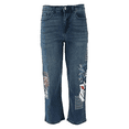 thumbnail image 1 of DG2 Diane Gilman Stretch Embroidered Cropped Jean Women's 654-662, 1 of 2