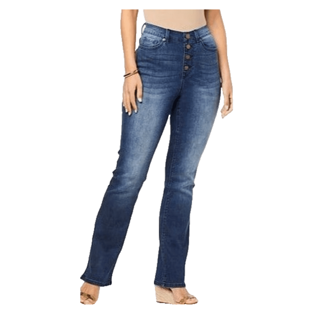 Jeans Bootcut Femme Diane Gilman Blanc - Taille 24W, Stretch, Neuf Avec étiquettes, Coupe Longue