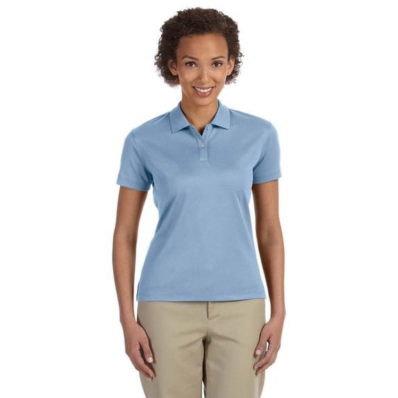 DG200W Devon & Jones Ladies' Pima-Tech Jet Pique Polo Slate Blue M
