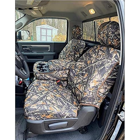 DG29 2013-2021 Dodge Ram Classic body style Crew Cab Front and Back Seat Set. Front 40/20/40 with side impact Rear solid bench seat Camo Endura