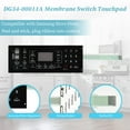 thumbnail image 1 of DG34-00011A Touchpad Control Panel & Switch Membrane Replacement for Samsung Gas Ranges & Ovens | Replaces FTQ353IWUX/XAA, FTQ353IWUX/XAA-00 | Oven Control Board Repair Part, 1 of 7