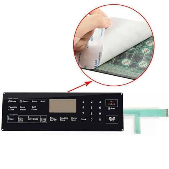 DG34-00027B Duarble Membrane Switch Touchpad For Samsung Range NX58J5600SG