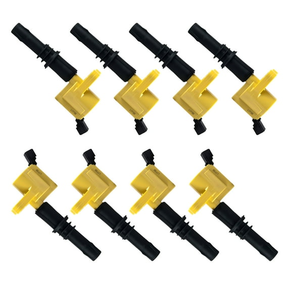 DG511 Set of 8 Yellow Ignition Coils For Ford Lincoln Mercury V8 5.4L 4.6L DG511 C1541 FD508 UF-537