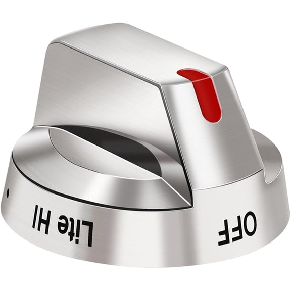 DG64-00473A Burner Control Dial Knob Range Oven Replacement Compatible with Samsung Gas Stove Knob NX58H5600SS NX58F5700WS NX58H5650WS NX58J7750SS NX58M6850SS(1PC)