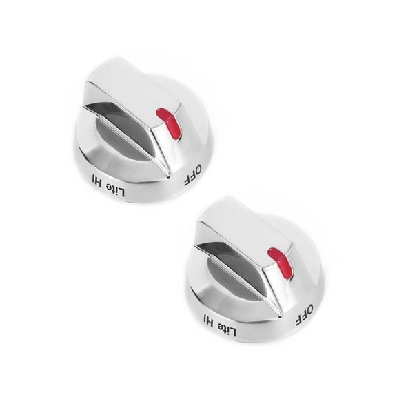 DG64-00473A Gas Stove Burner Control Stove Knob Range Oven Replacement for Samsung Cooktop(2PCS)
