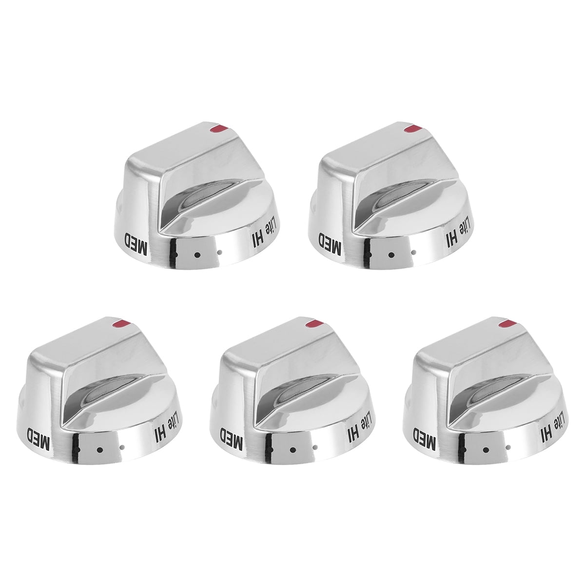 DG64-00473A Gas Stove Burner Control Stove Knob Range Oven Replacement for Samsung Cooktop(5PCS)