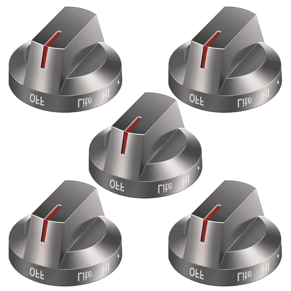 DG94-03500A/Z DG94-03500X Stove Knob for Samsung Ran Oven, 5-Pack