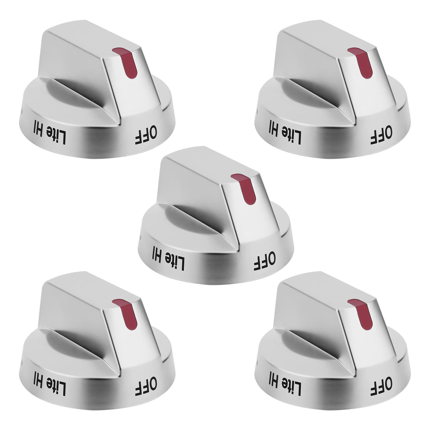 DG94-03500A/Z for Sam.sung Gas Stove Knob Replacement, DG94-03500U DG94-04396A Range Oven Knobs, Compatible with NX60T8111SS NX60T8311SS NX60T8711SS Etc,5 Pack