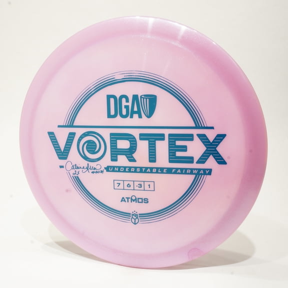 DGA Catrina Allen Atmos Vortex Disc Golf Fairway Driver, Pick Color/Weight [Stamp & Exact Color May Vary] 155-159g Light Purple