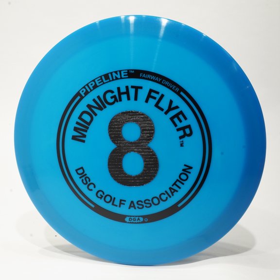 DGA Midnight Flyer #8 Color Glow Pipeline, Pick Your Disc Blue 150-159 grams