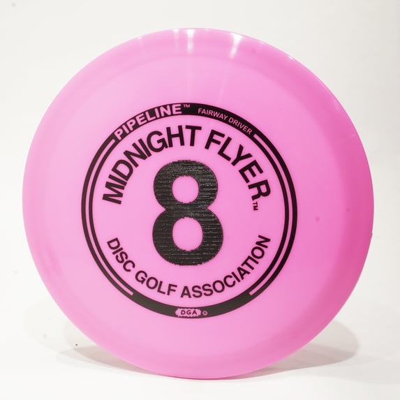 DGA Midnight Flyer #8 Color Glow Pipeline, Pick Your Disc Pink 170-172 grams