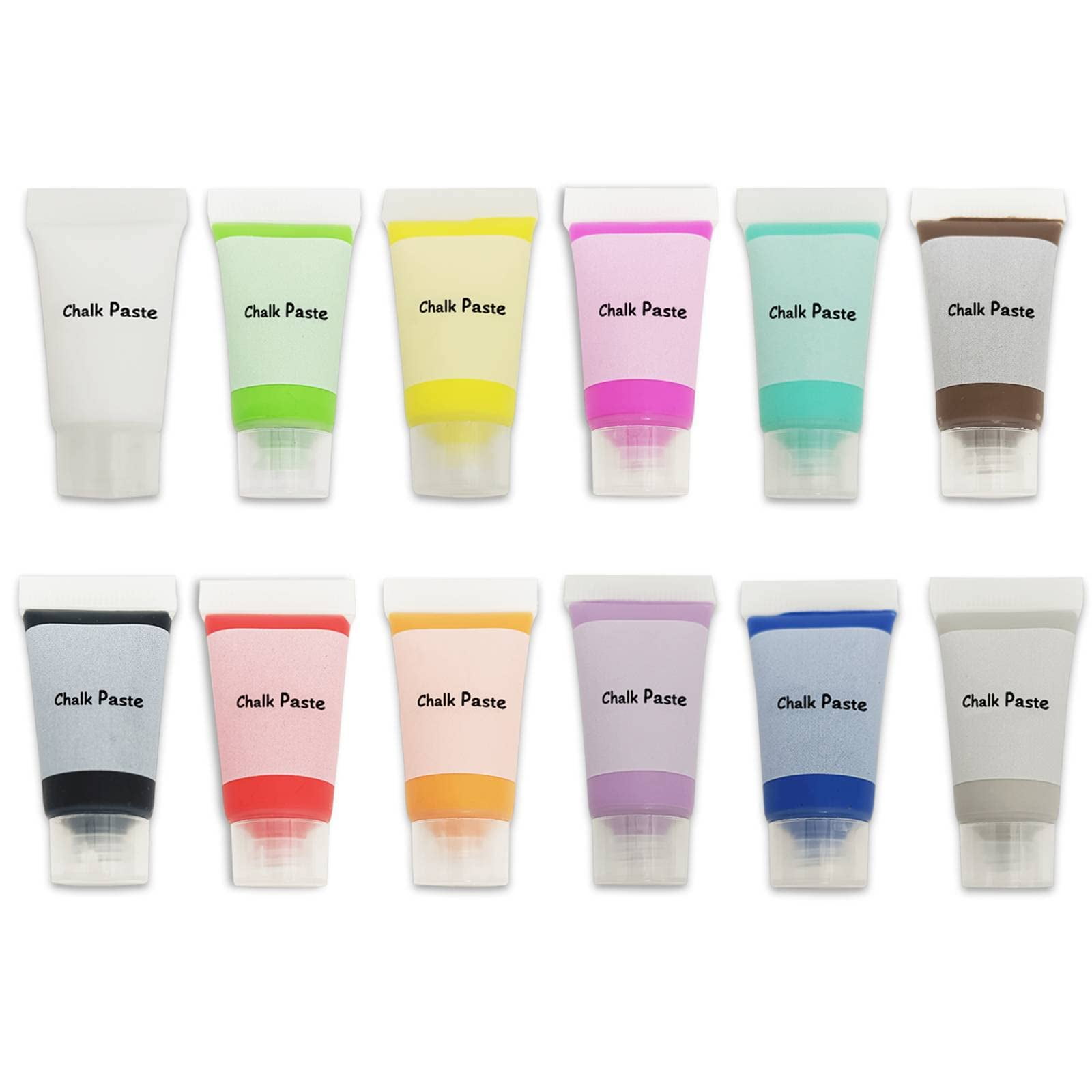 DGAGA 12 Color AIF4 Paste Set,Screen Printing Ink,Starter Paste Paint