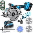 DGB 21V Cordless Circular Saw, Brushless Power Saw for Construction ...