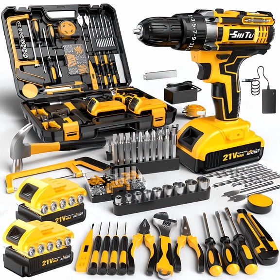 DGB 21V Cordless Drill Driver, Heavy-Duty Power Drill for Construction, Renovation & Industrial Projects
