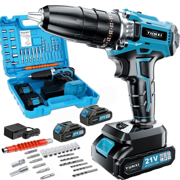 DGB 21V Cordless Power Tool Combo Kit, Multi-Function Brushless Power Tools for Home Improvement, Construction & Auto Repair