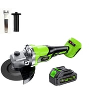 DGB Cordless Brushless Angle Grinder, 21V Rechargeable Lithium Power Grinder Tool, Portable Electric Cut Off Grinder for Metal Cutting Wood Grinding Rust Removal Home DIY Renovation Work