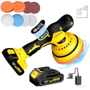 DGB Cordless Car Polisher, Orbital Polishing Machine, Battery Powered Buffer Sander for Auto Detailing and Car Care