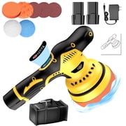 DGB Cordless Car Polisher, Orbital Polishing Machine, Battery Powered Buffer Sander for Auto Detailing and Car Care