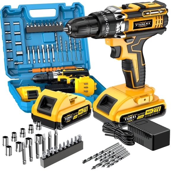 DGB Cordless Electric Drill, Rechargeable Power Drill Driver for Home Improvement and DIY Projects