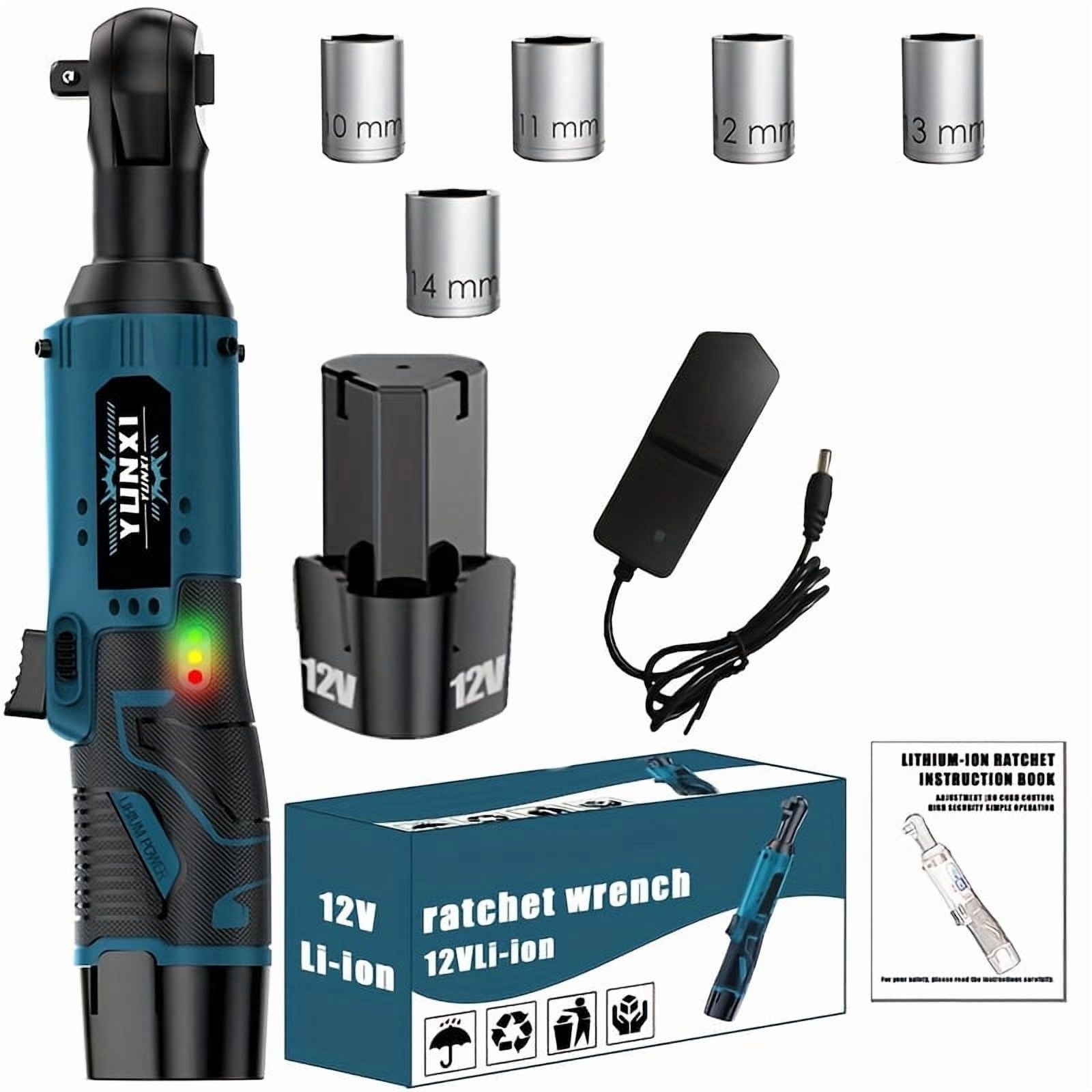 Hand Held Ratche DGB Cordless Electric Ratchet Wrench, 3/8