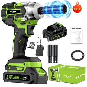 DGB Cordless Brushless Impact Wrench, High Torque Power Tool for Automotive Tire Repairs and Fastening