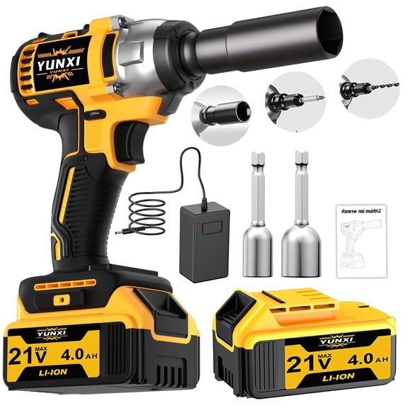 DGB Cordless Impact Wrench Multi-Speed Control Electric Wrench for Precision Fastening Automotive Work and Versatile Projects