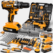 DGB Cordless Power Drill Driver, Portable Handheld Electric Drill Tool Kit, Heavy Duty Hand Power Tool for Home Improvement and Maintenance Projects