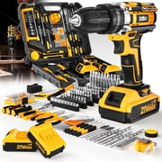 DGB Cordless Power Drill, Portable Electric Drill Driver, Handheld Rechargeable Drilling Tool, Multipurpose Power Drill for Home Improvement & DIY Projects