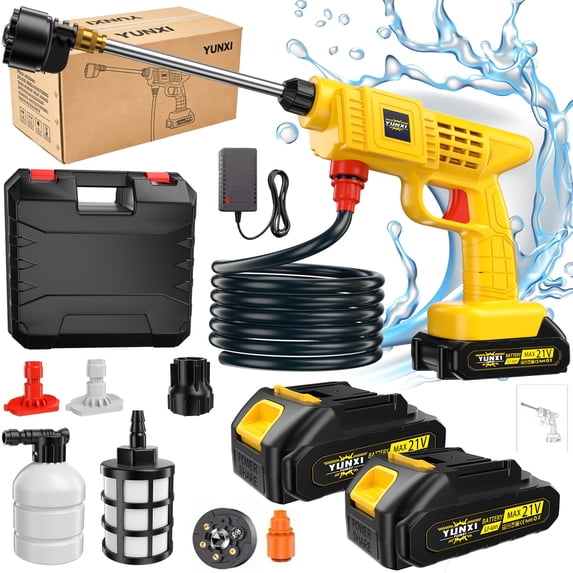 DGB Cordless Pressure Washer, Portable Power Cleaner for Car, Patio & Home Cleaning