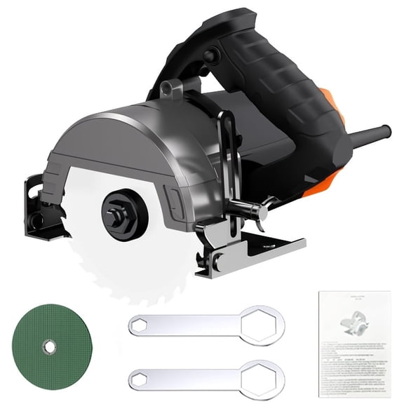 DGB Electric Circular Saw, Corded Power Cutter, Multi-Purpose Tile Saw, Wood & Stone Cutting Tool for Home Improvement & Construction