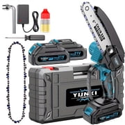 DGB Safety-First Cordless Mini Chainsaw Handheld Electric Chainsaw with Protective Features for Home Use