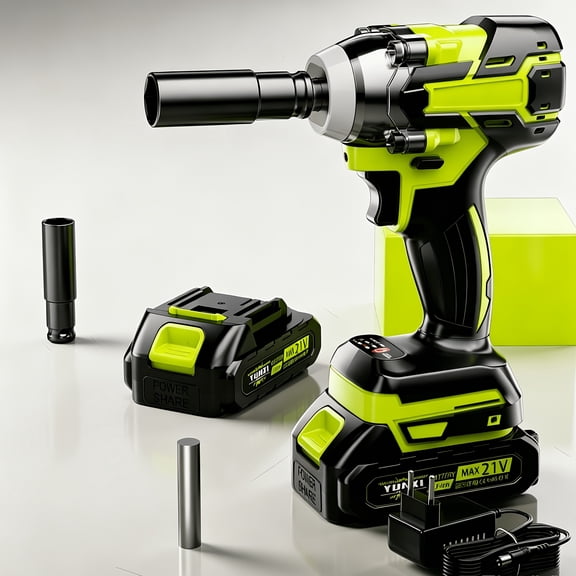DGB Say goodbye to struggling with stubborn lug nuts and bolts during tire changes and auto repairs with this cordless impact wrench. Built specifically for automotive use, it delivers strong torque